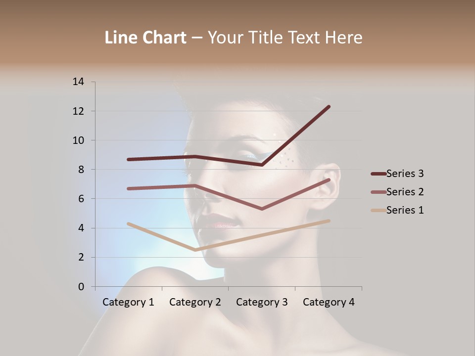 Seductive Sensual Eyes PowerPoint Template