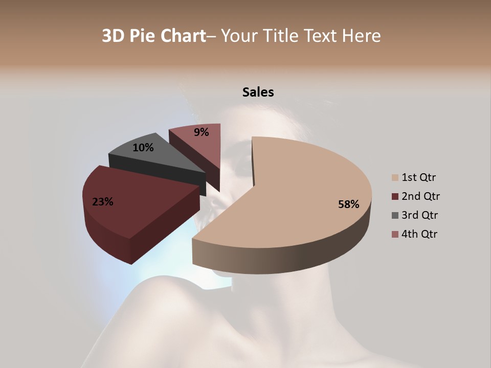 Seductive Sensual Eyes PowerPoint Template