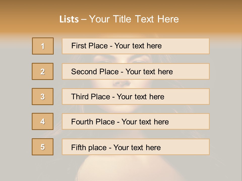 Human Female Y PowerPoint Template