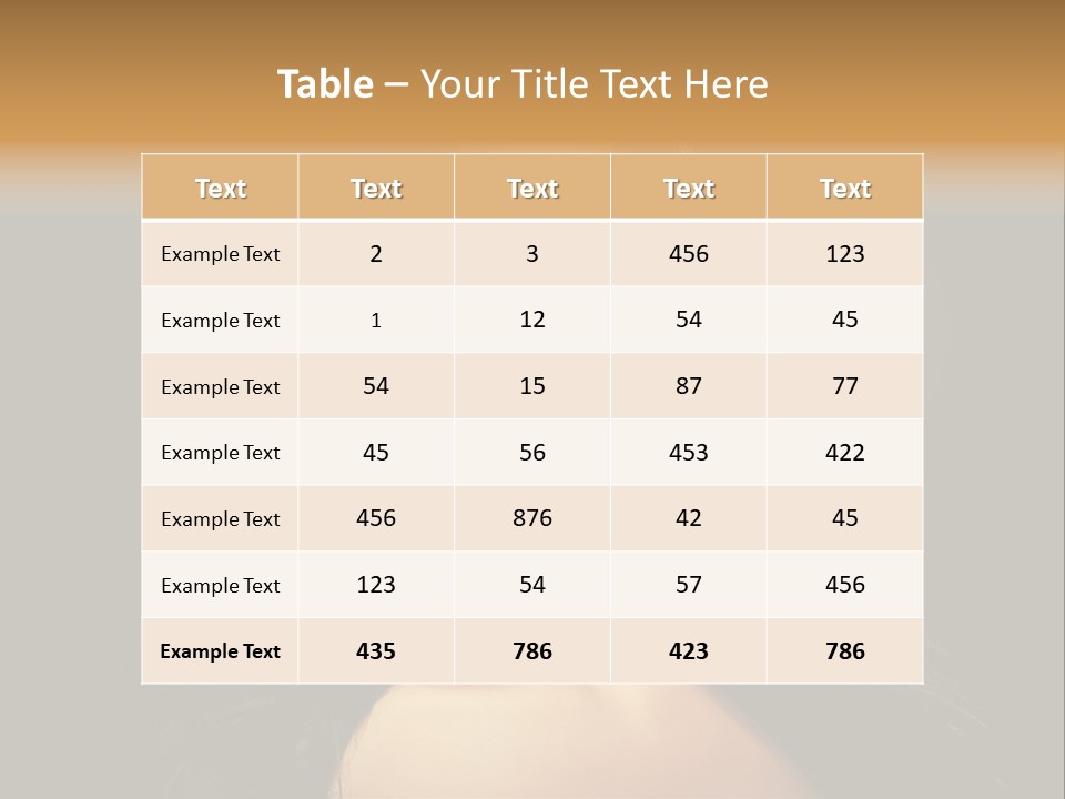 Human Female Y PowerPoint Template