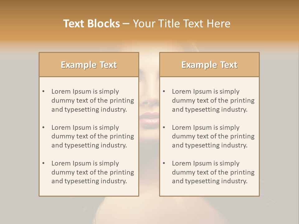 Human Female Y PowerPoint Template