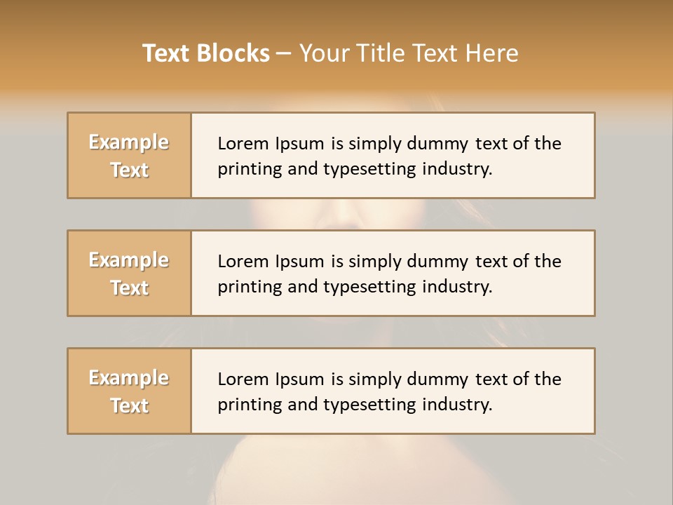 Human Female Y PowerPoint Template