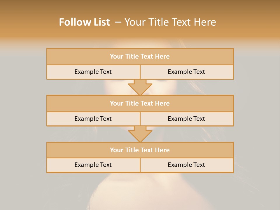 Human Female Y PowerPoint Template
