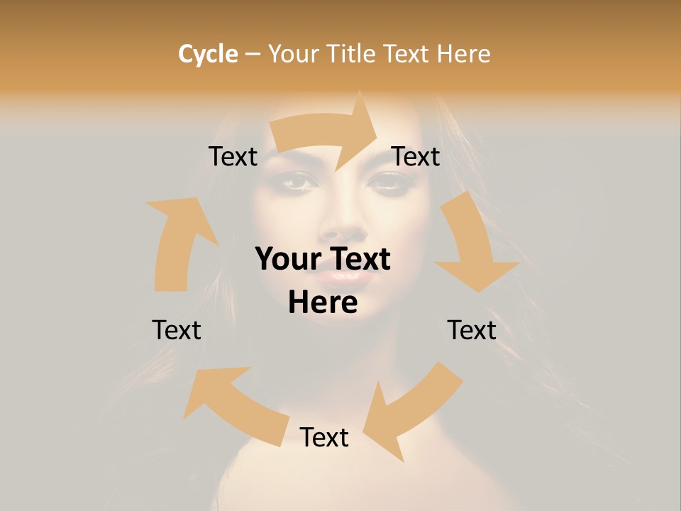 Human Female Y PowerPoint Template