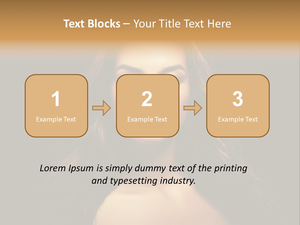 Human Female Y PowerPoint Template