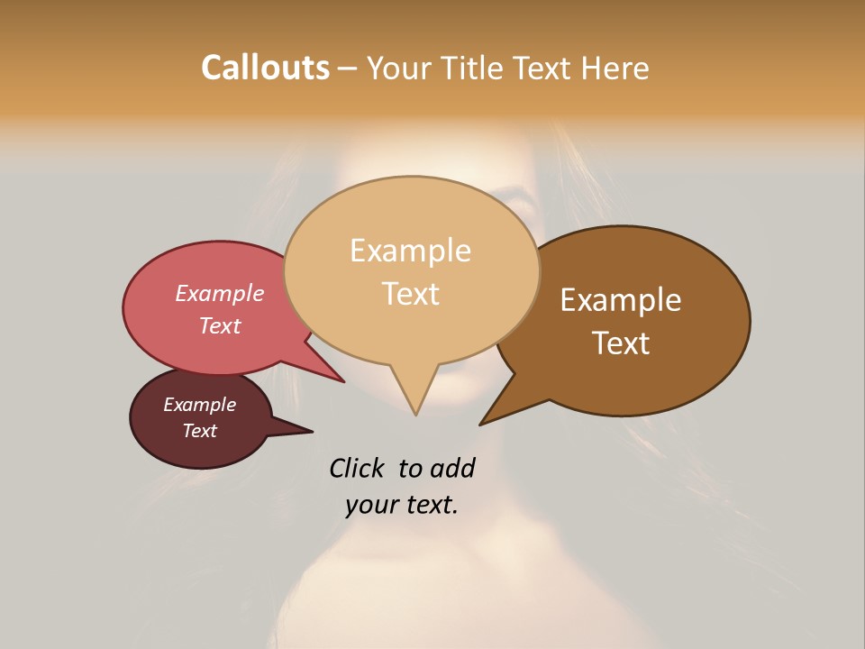 Human Female Y PowerPoint Template