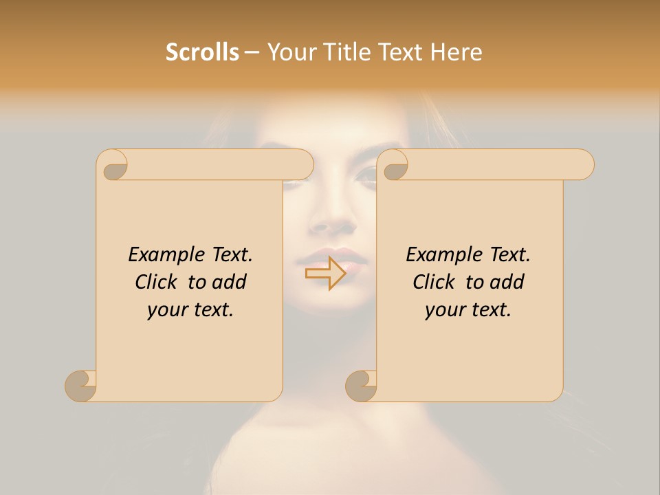 Human Female Y PowerPoint Template