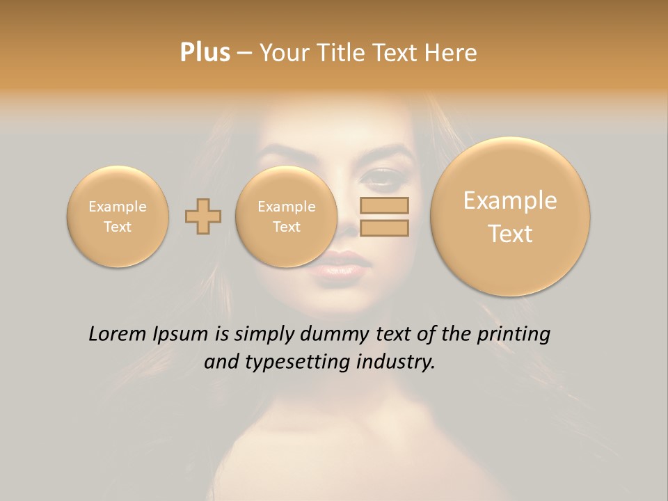 Human Female Y PowerPoint Template