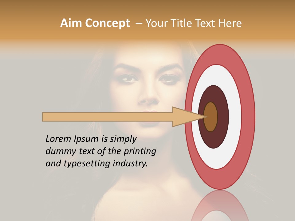 Human Female Y PowerPoint Template