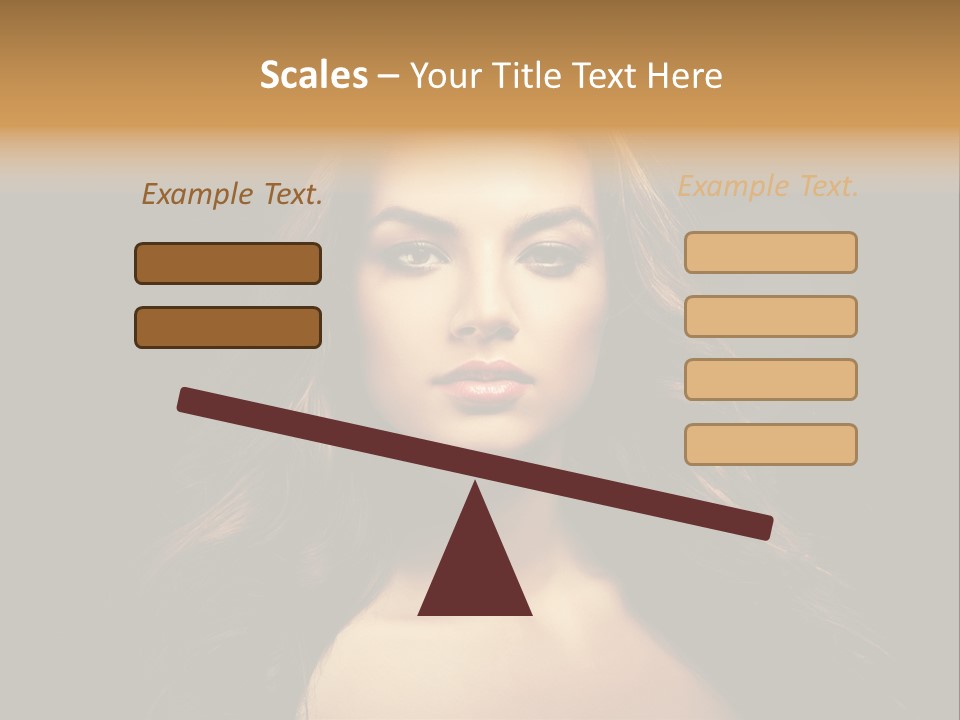 Human Female Y PowerPoint Template