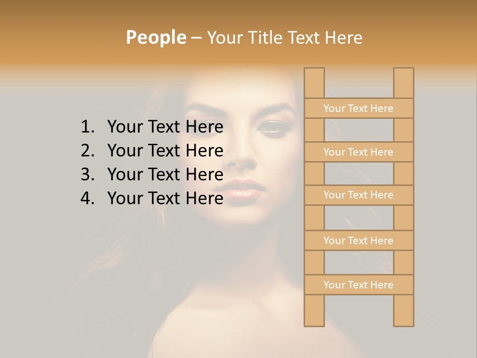 Human Female Y PowerPoint Template