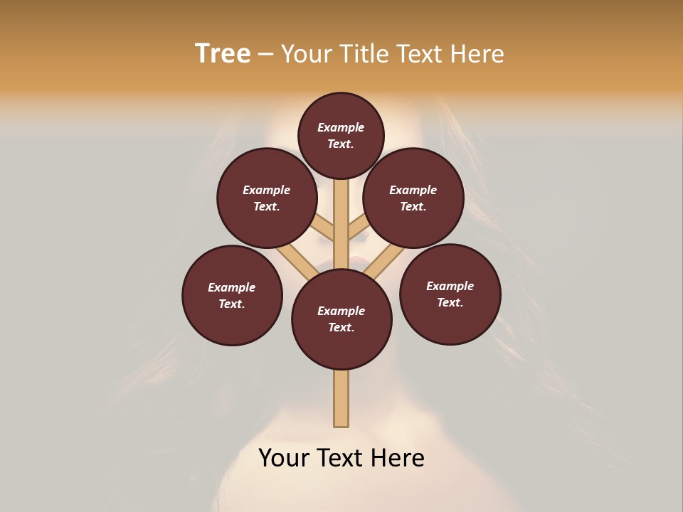Human Female Y PowerPoint Template