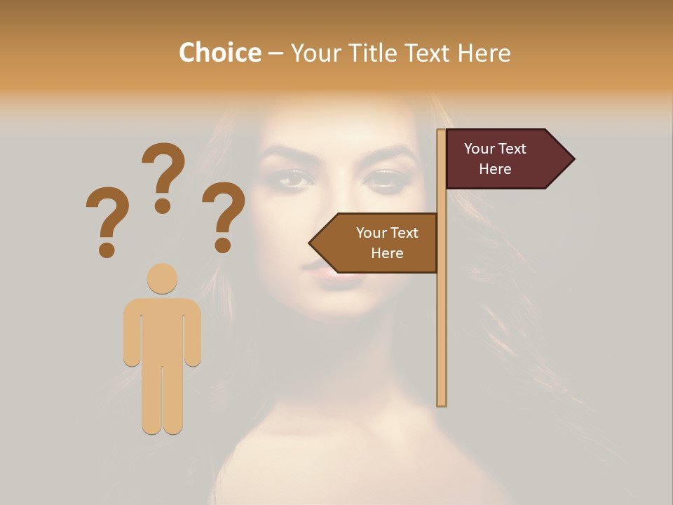 Human Female Y PowerPoint Template