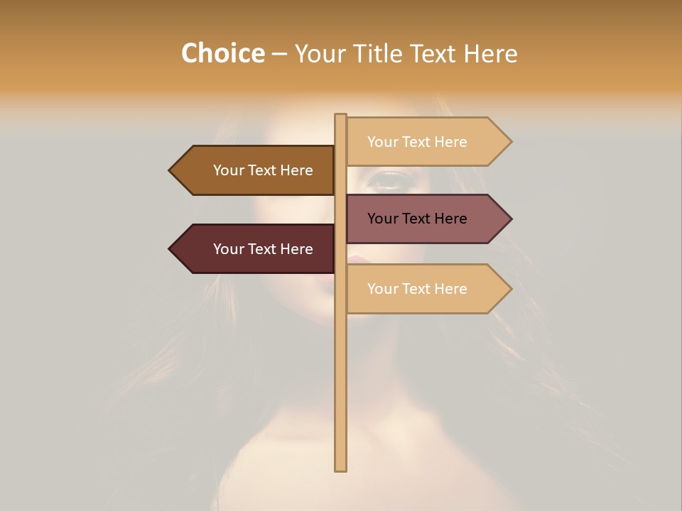 Human Female Y PowerPoint Template