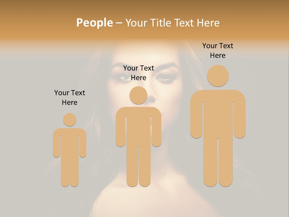 Human Female Y PowerPoint Template