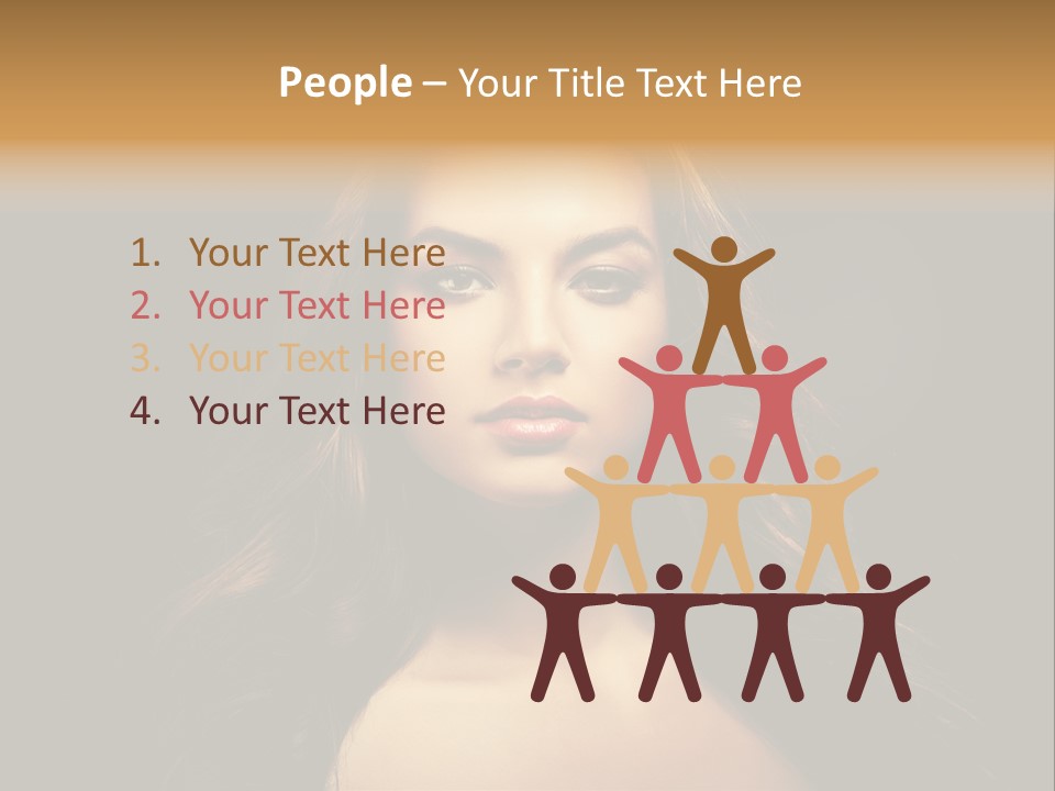 Human Female Y PowerPoint Template