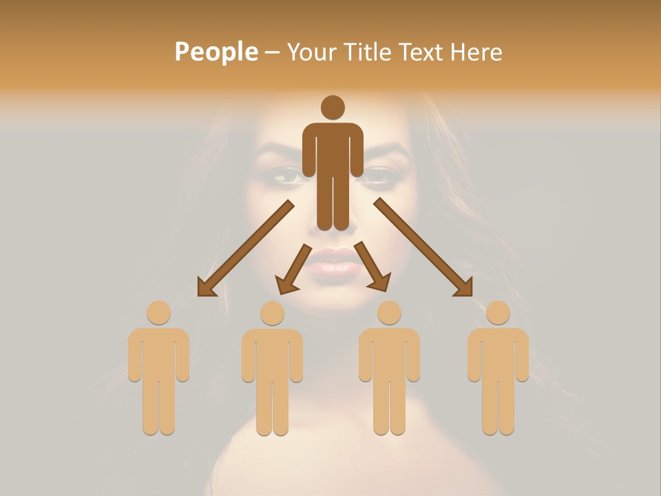 Human Female Y PowerPoint Template