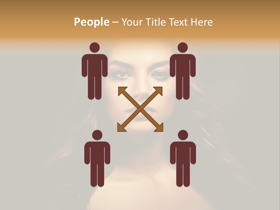 Human Female Y PowerPoint Template