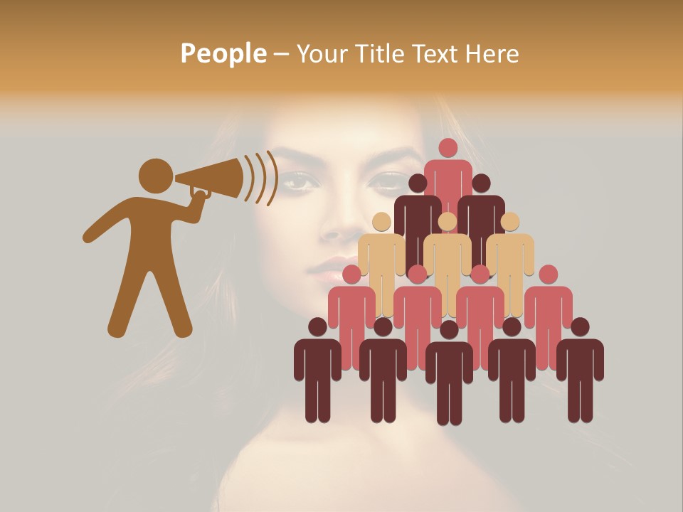 Human Female Y PowerPoint Template