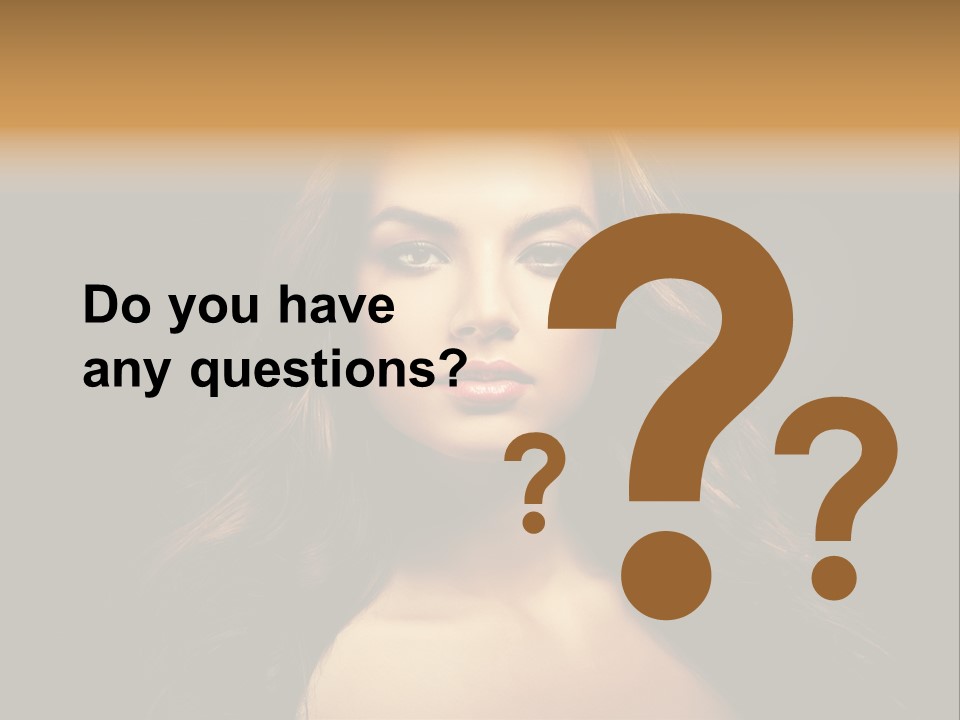 Human Female Y PowerPoint Template