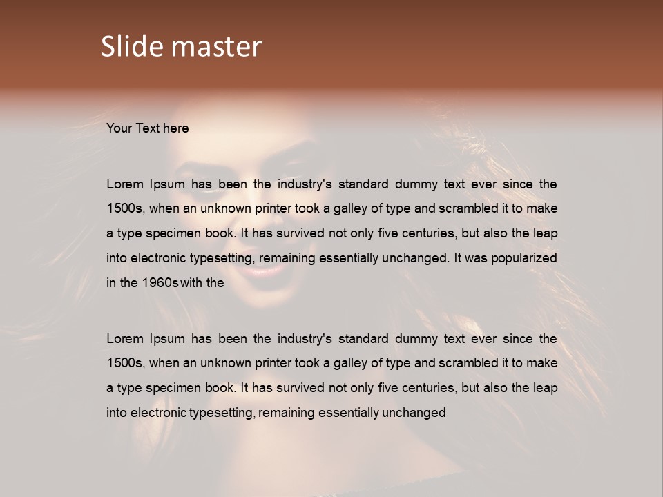 One People Glamour PowerPoint Template