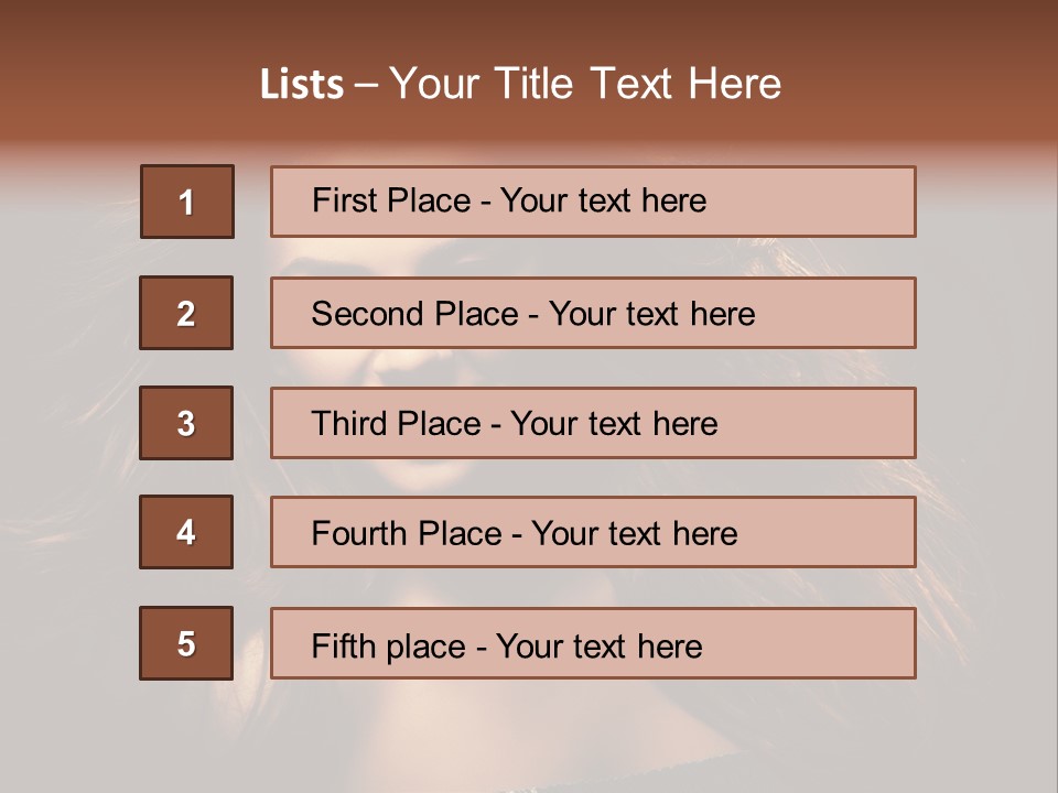 One People Glamour PowerPoint Template