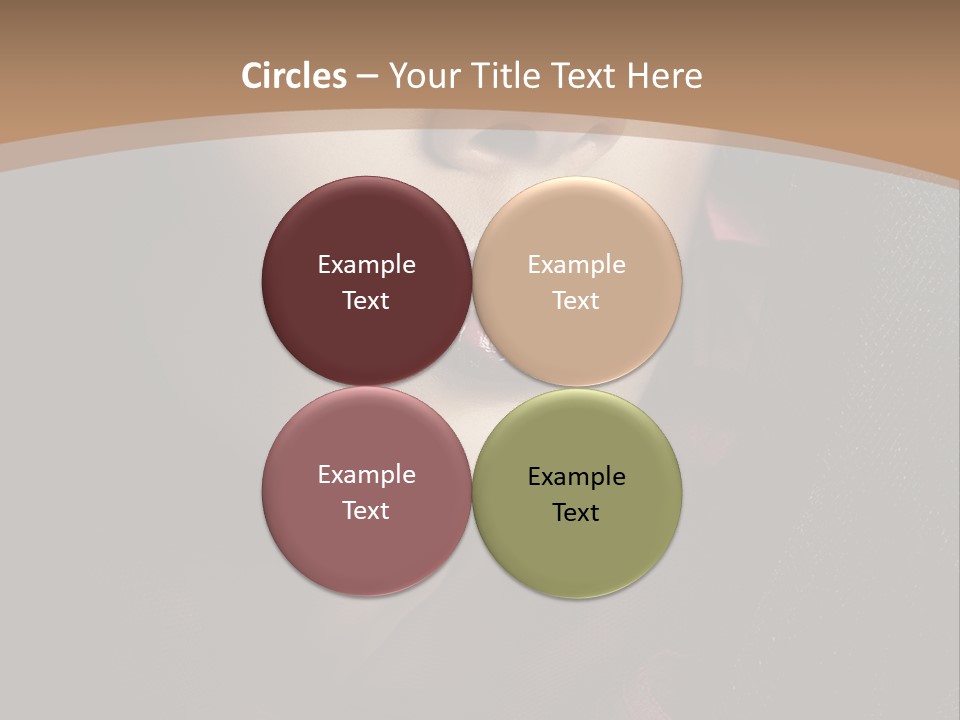 Serious Sensuality Collar PowerPoint Template