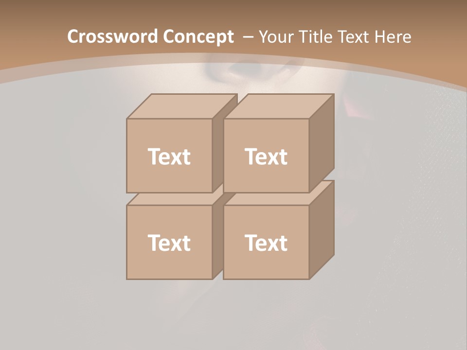 Serious Sensuality Collar PowerPoint Template