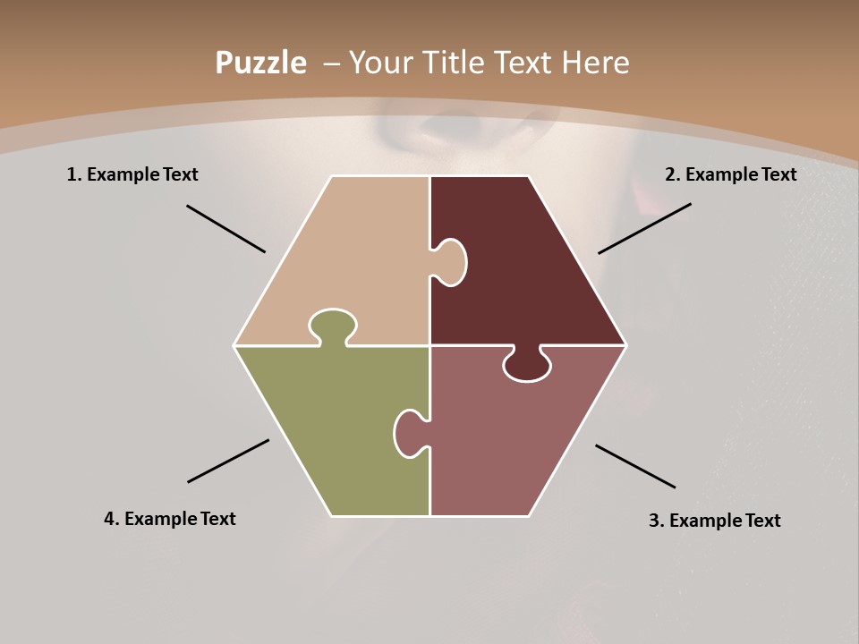 Serious Sensuality Collar PowerPoint Template