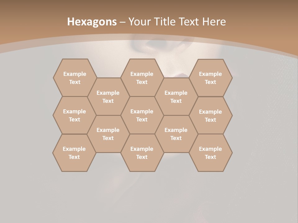 Serious Sensuality Collar PowerPoint Template