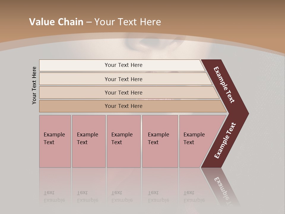 Serious Sensuality Collar PowerPoint Template