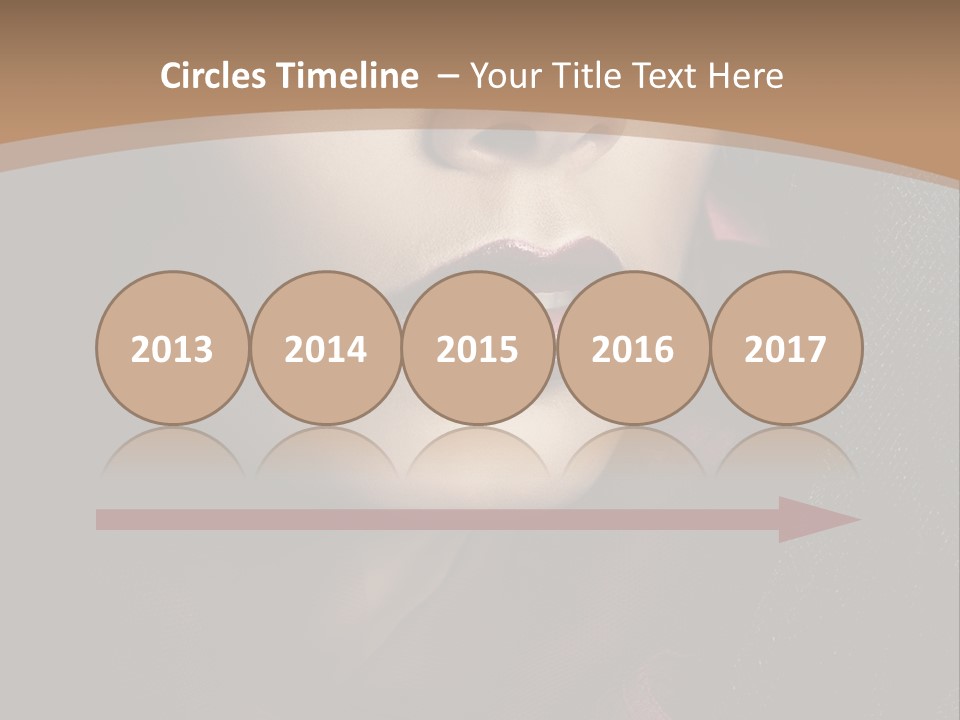 Serious Sensuality Collar PowerPoint Template