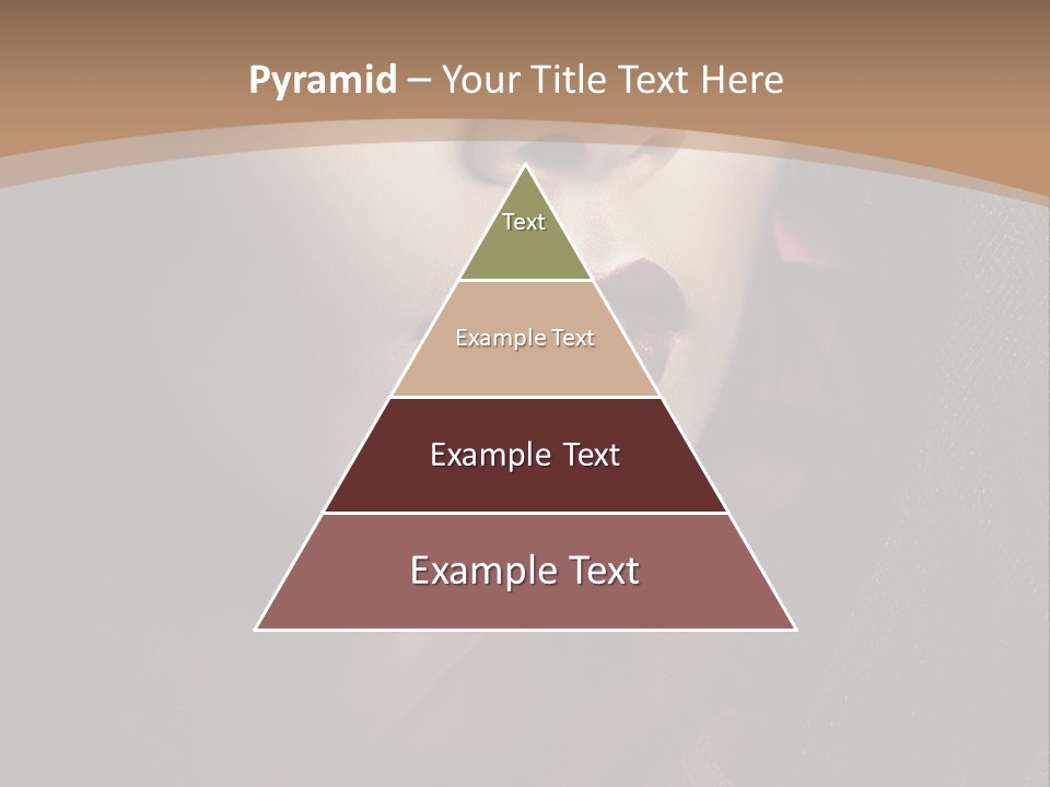 Serious Sensuality Collar PowerPoint Template