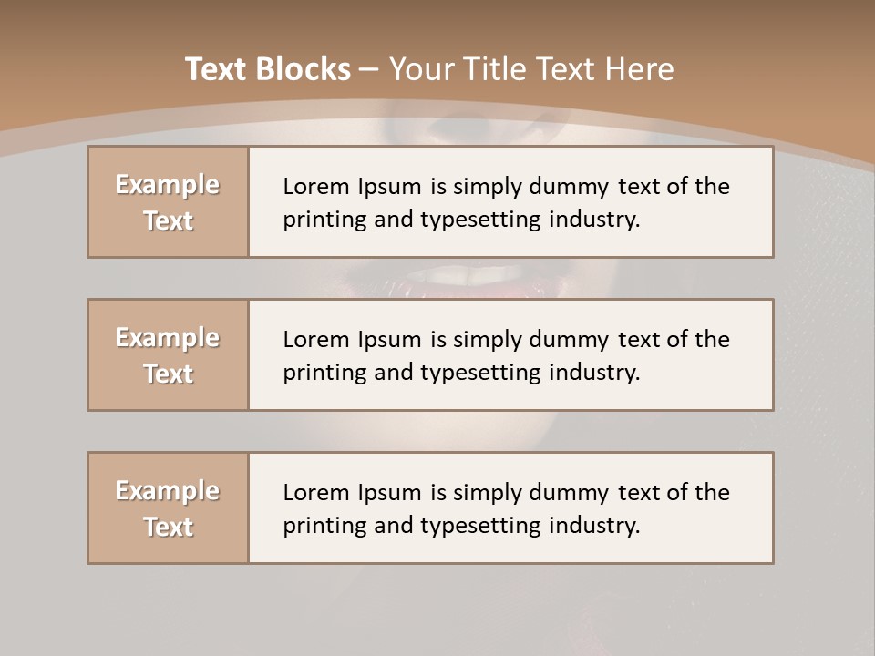 Serious Sensuality Collar PowerPoint Template