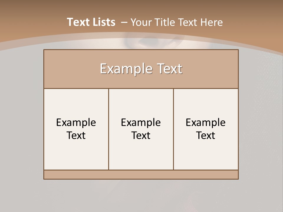 Serious Sensuality Collar PowerPoint Template
