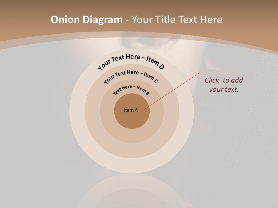 Serious Sensuality Collar PowerPoint Template