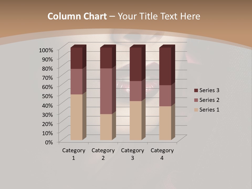 Serious Sensuality Collar PowerPoint Template