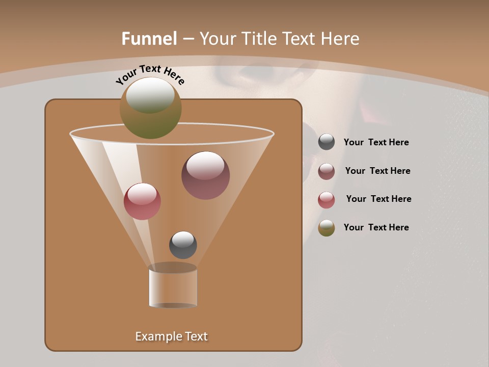 Serious Sensuality Collar PowerPoint Template