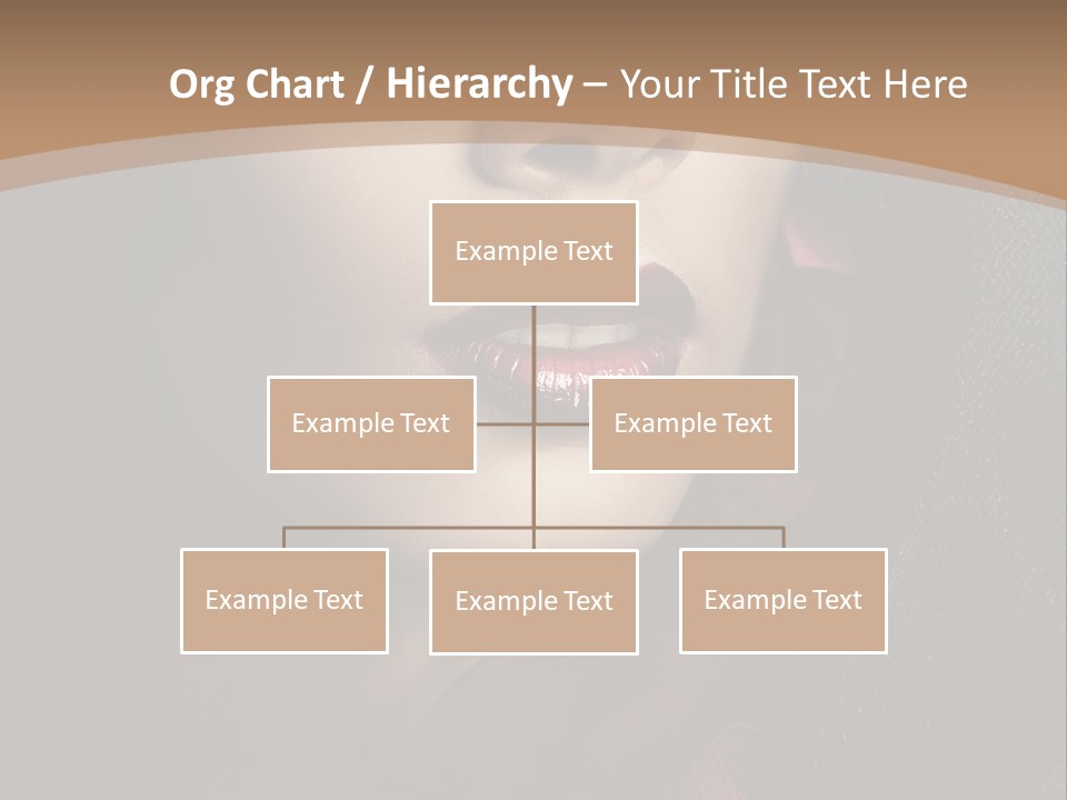 Serious Sensuality Collar PowerPoint Template