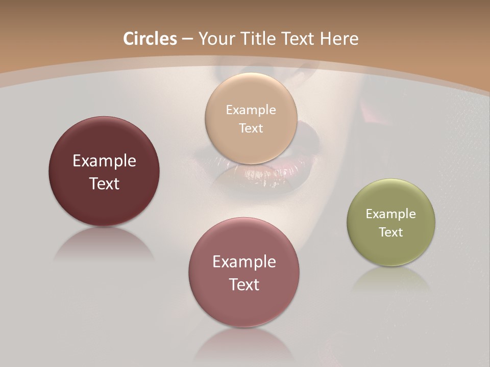 Serious Sensuality Collar PowerPoint Template