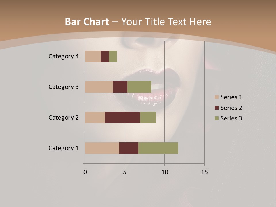 Serious Sensuality Collar PowerPoint Template