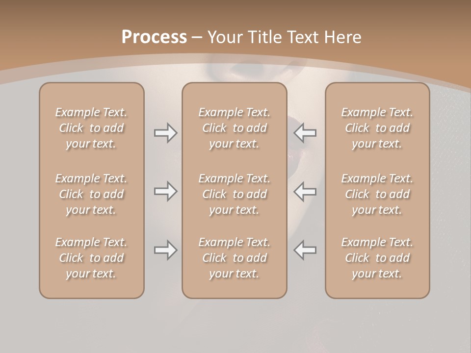 Serious Sensuality Collar PowerPoint Template