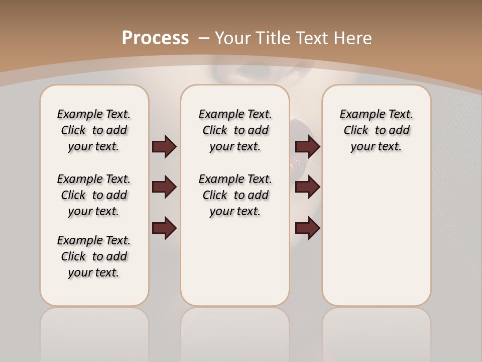 Serious Sensuality Collar PowerPoint Template