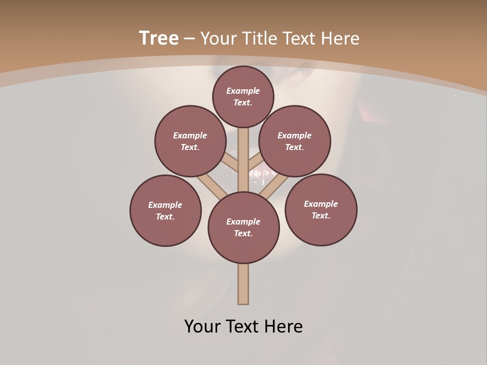 Serious Sensuality Collar PowerPoint Template