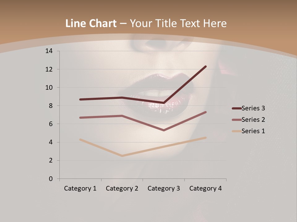 Serious Sensuality Collar PowerPoint Template