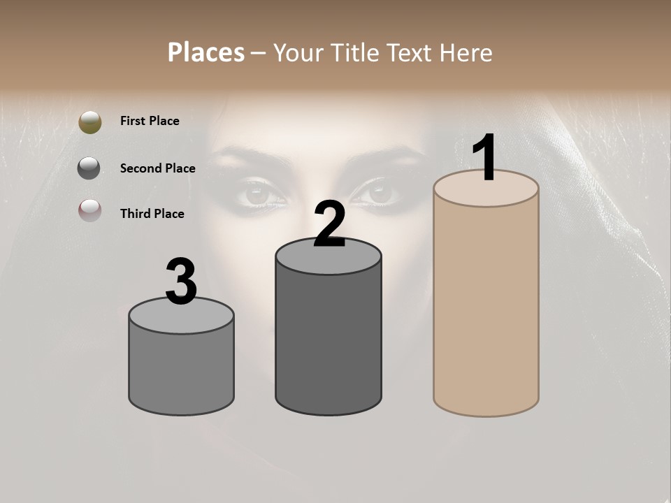 Human Eyes Head PowerPoint Template