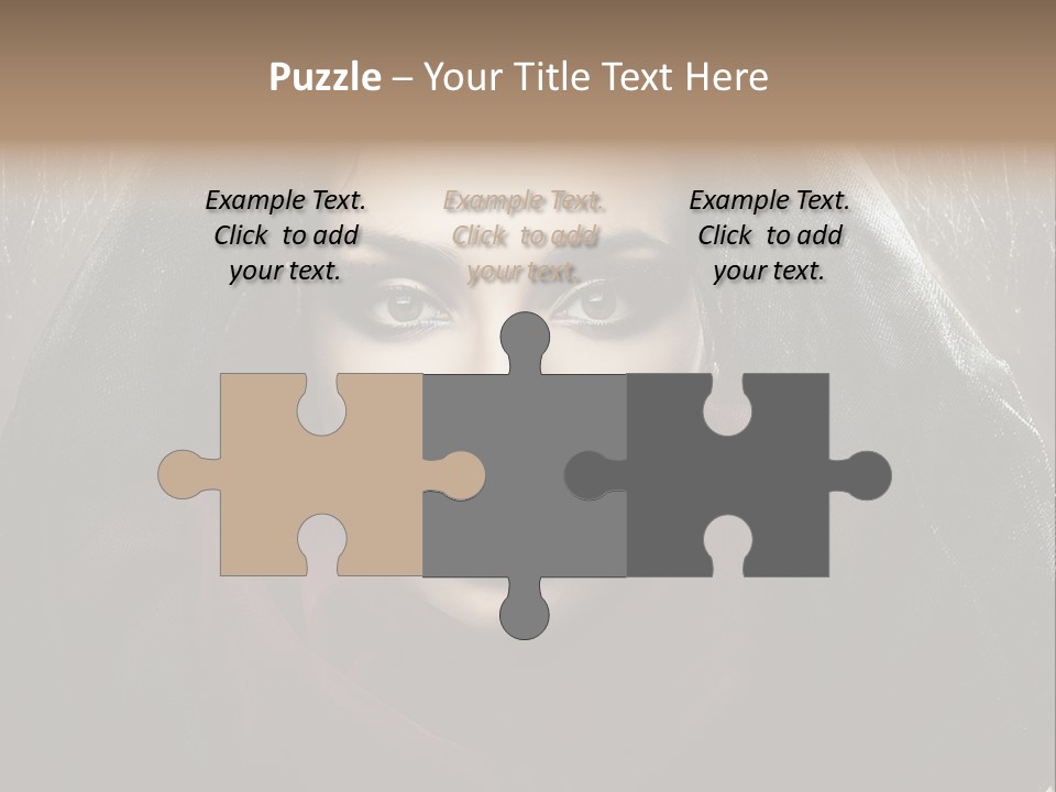 Human Eyes Head PowerPoint Template