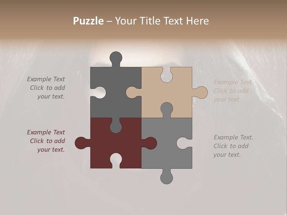 Human Eyes Head PowerPoint Template