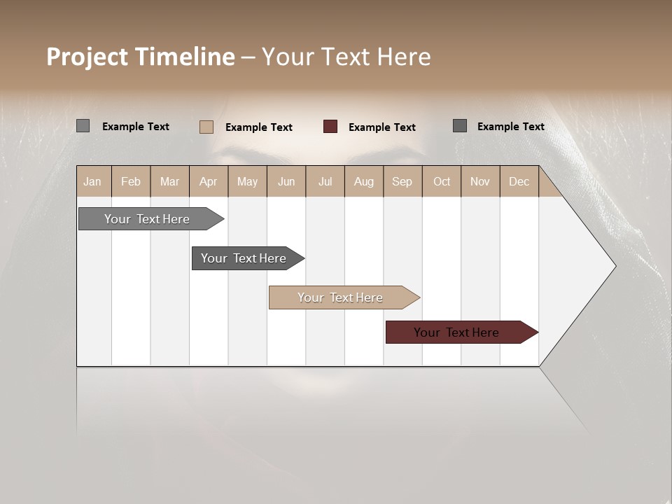 Human Eyes Head PowerPoint Template