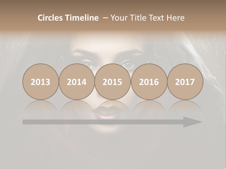 Human Eyes Head PowerPoint Template